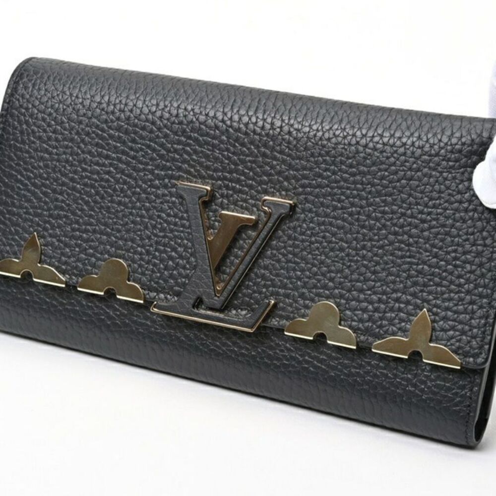 Louis Vuitton Portefeuille Capucines Black Leather Wallet  (Pre-Owned) - Picture 7 of 9